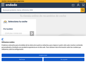 'endado.com' screenshot
