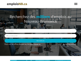 'emploisnb.ca' screenshot