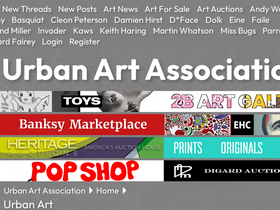 'urbanartassociation.com' screenshot
