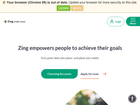 'myzing.com' screenshot