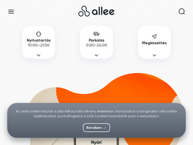 'allee.hu' screenshot