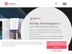 'devoteam.com' screenshot