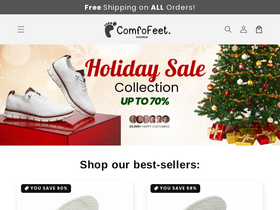 Comfofeet website screenshot