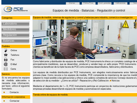 'pce-iberica.es' screenshot
