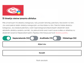 'kursi.lv' screenshot