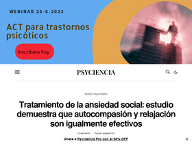 'psyciencia.com' screenshot