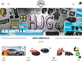 Chaudhry Auto Store website screenshot