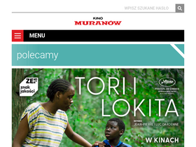'kinomuranow.pl' screenshot
