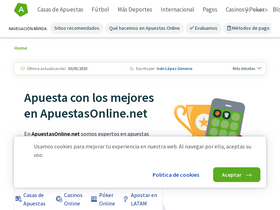'apuestasonline.net' screenshot