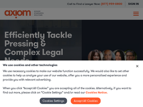 'axiomlaw.com' screenshot