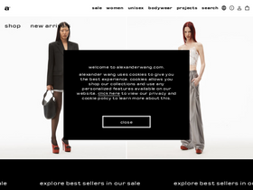 'alexanderwang.com' screenshot
