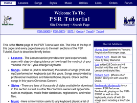 'psrtutorial.com' screenshot