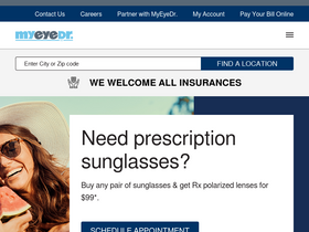 'myeyedr.com' screenshot