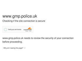 'gmp.police.uk' screenshot