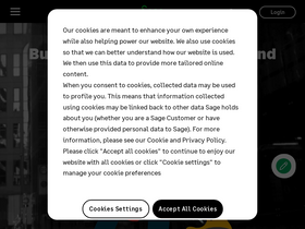 'sage.com' screenshot