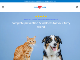 cocoandluna.net homepage screenshot