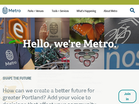 'oregonmetro.gov' screenshot