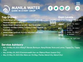 'manilawater.com' screenshot