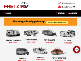 'fretzrv.com' screenshot