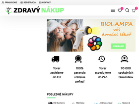 'zdravynakup.sk' screenshot