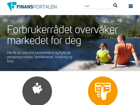 'finansportalen.no' screenshot