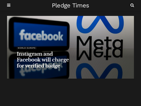 'pledgetimes.com' screenshot
