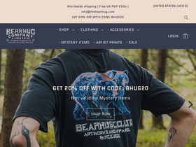 'thebearhug.com' screenshot