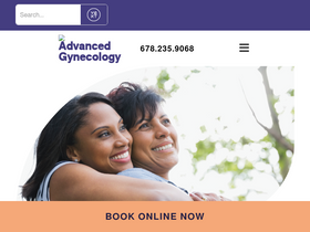 'advancedgynecology.com' screenshot