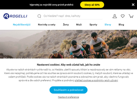 'rogelli.cz' screenshot