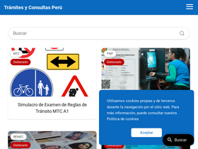 'tramitesyconsultas.top' screenshot