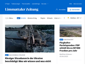 'limmattalerzeitung.ch' screenshot
