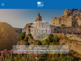 'unesco.it' screenshot