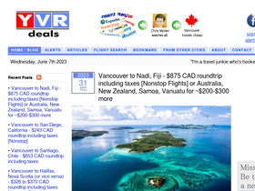 'yvrdeals.com' screenshot