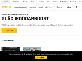 'timbro.se' screenshot