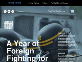 'counterextremism.com' screenshot