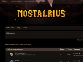 'nostalrius.org' screenshot