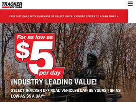 'trackeroffroad.com' screenshot