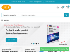 'iris.ma' screenshot