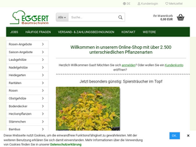 'eggert-baumschulen.de' screenshot