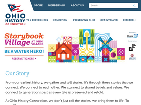 'ohiohistory.org' screenshot