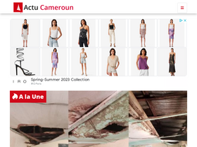 'actucameroun.com' screenshot
