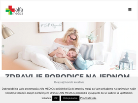 'alfamedica.rs' screenshot