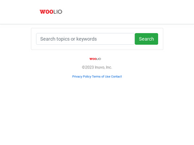 'woolio.net' screenshot