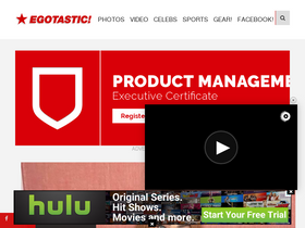 'egotastic.com' screenshot