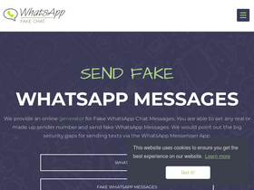 'fakewhats.com' screenshot