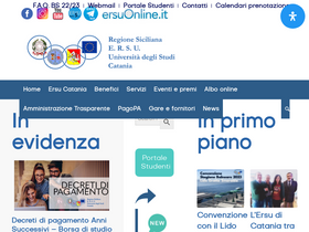 'ersucatania.it' screenshot
