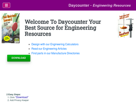 'daycounter.com' screenshot