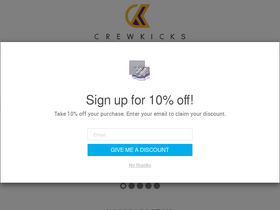'crewkick.net' screenshot