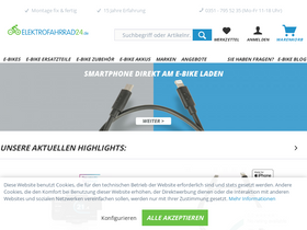 'elektrofahrrad24.de' screenshot