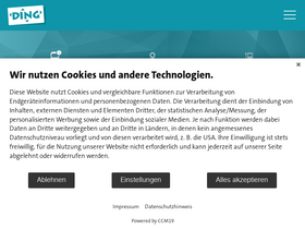 'ding.eu' screenshot